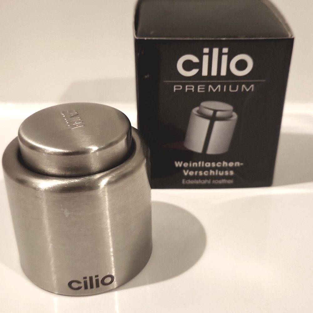 Cilio Premium German Stainless Wine Bottle Stopper Sealer